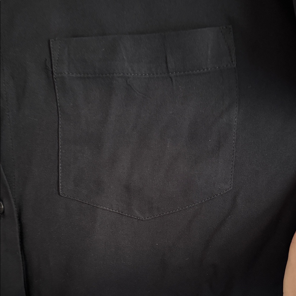 Rose & Olive Black Button Down Shirt - Picture 2 of 4